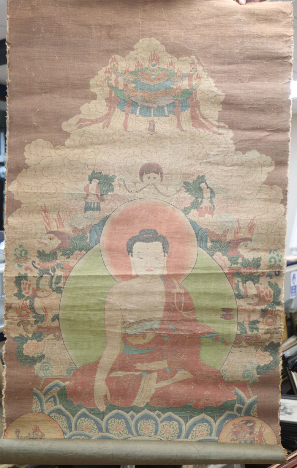 A Chinese buddhist painting